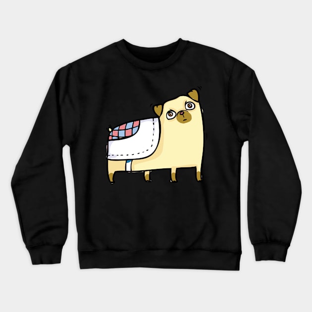 I love Pugs 01 Crewneck Sweatshirt by TeesByKimchi